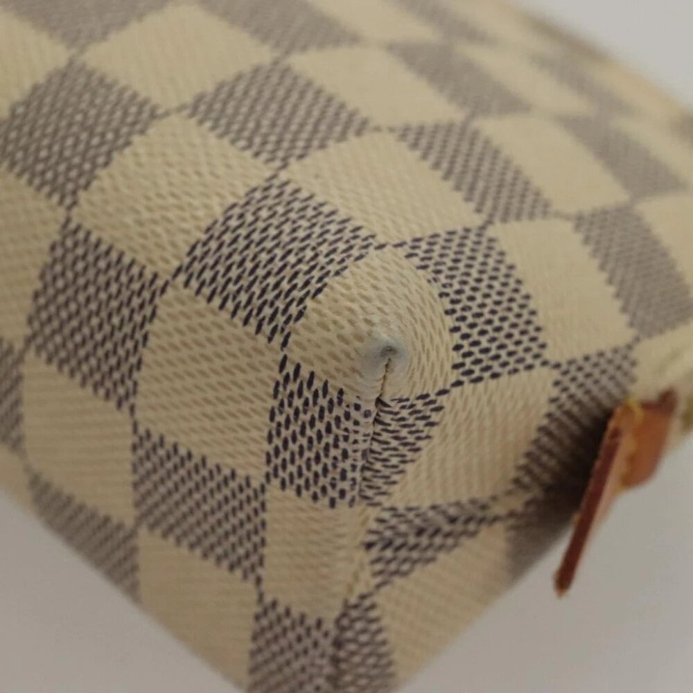 LOUIS VUITTON Damier Azur Pochette Cosmetic PM Pouch - Picture 7 of 15